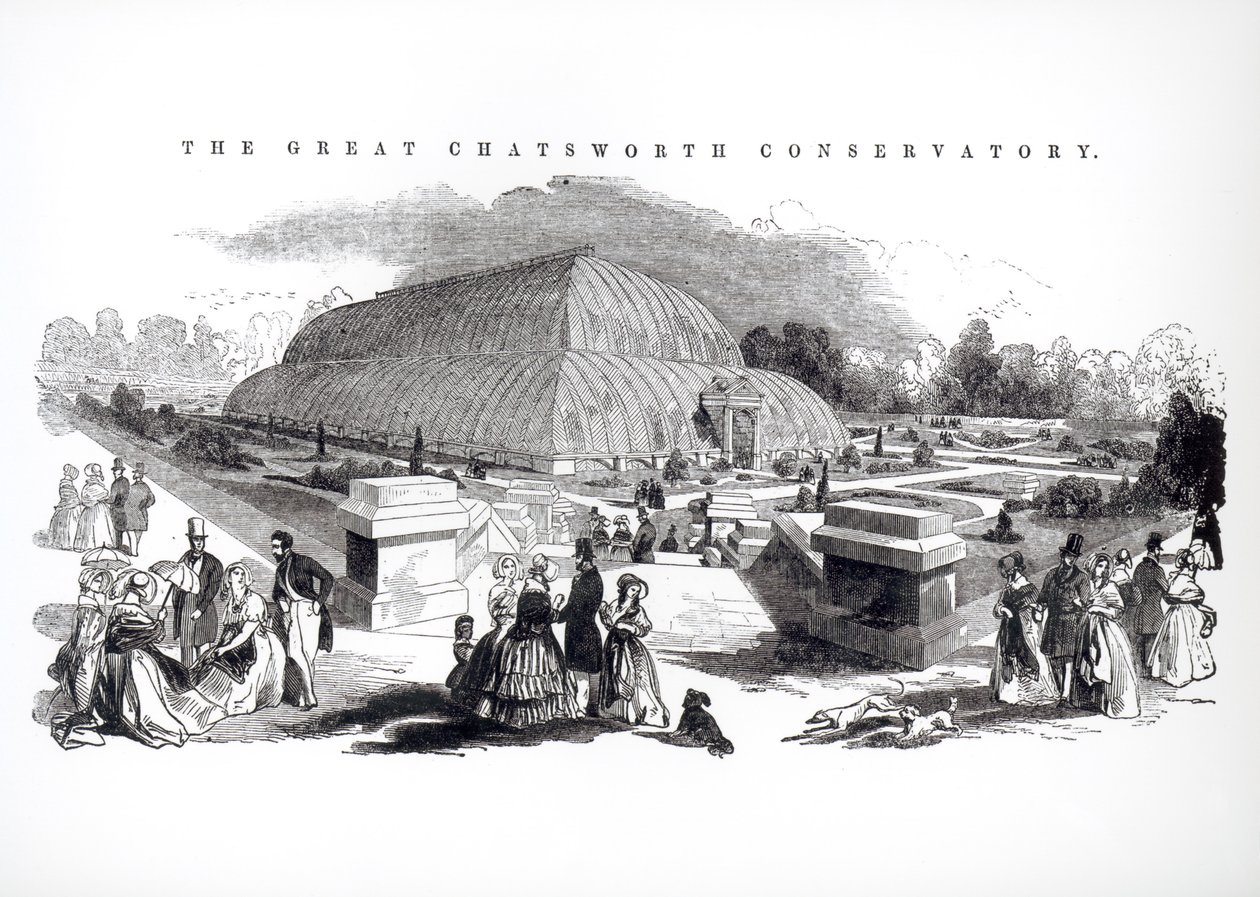A Chatsworthi Nagy Konzervatórium, 1844 alkotó: English School