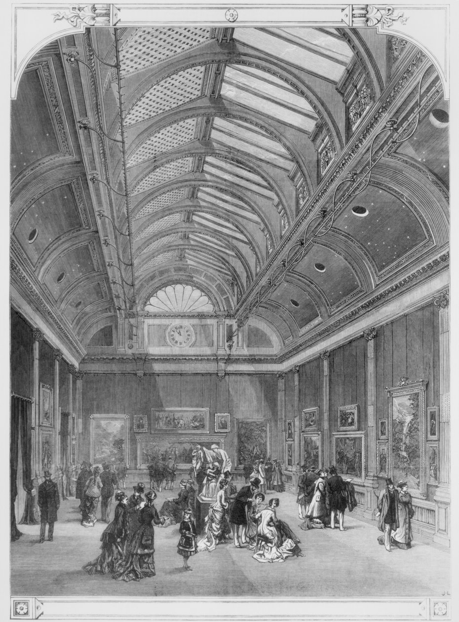 A Grosvenor Képzőművészeti Galéria, New Bond Street, 1877 alkotó: English School