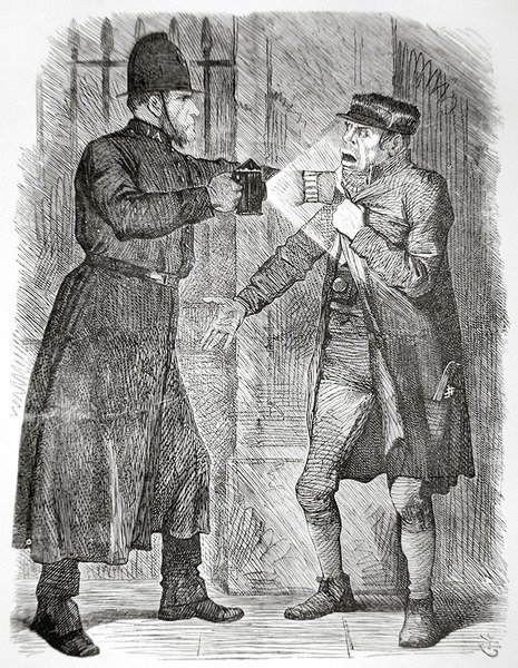 A „Habitual Criminal” Cure, Punch 1869. április 8-án (metszet) alkotó: English School