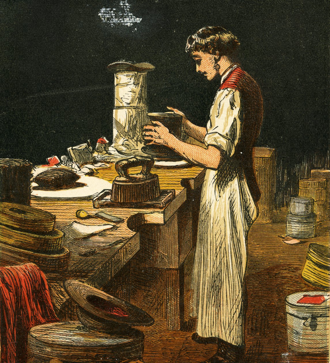 A kalapos, 1867 alkotó: English School