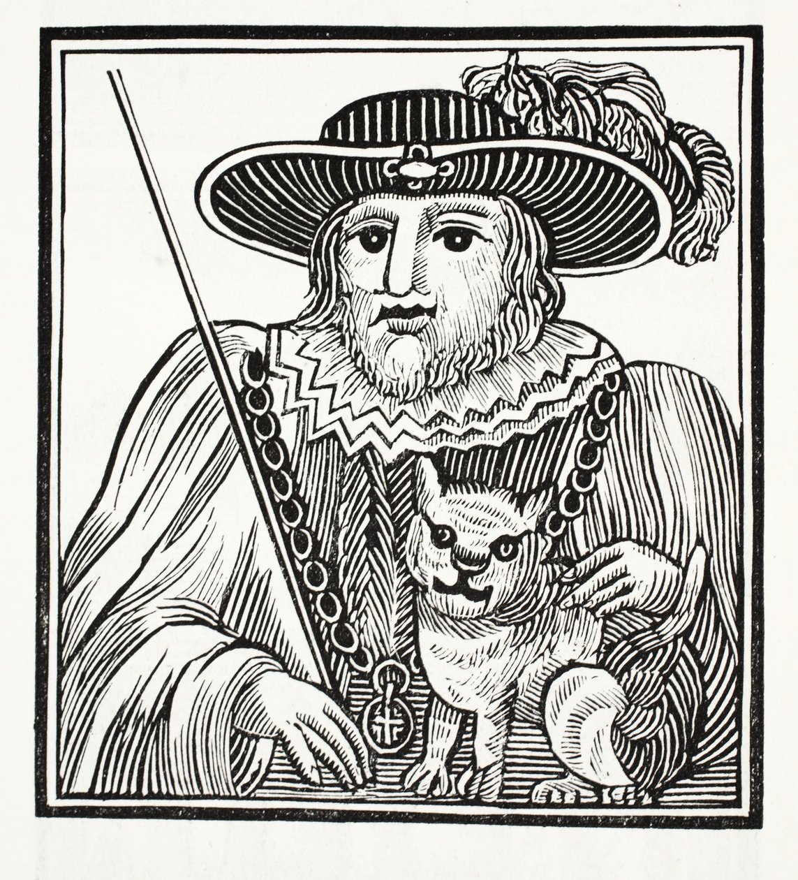 Sir Richard Whittington, London háromszoros főpolgármesterének története, illusztráció a 18. századi fejezetből, John Ashton, pub. 1882 alkotó: English School