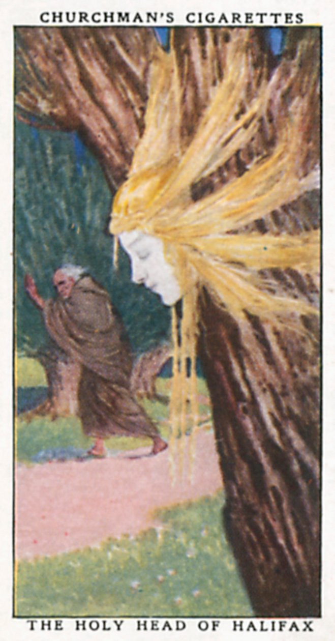 A halifaxi Szent Fej (színes litográfia) alkotó: English School