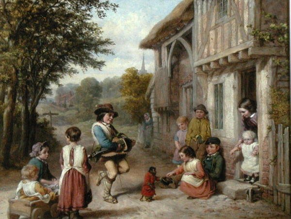 A tárogatójátékos, 1865 körül (olaj, vászon) alkotó: English School
