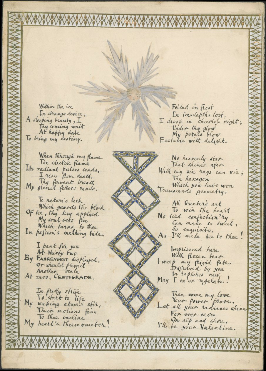 A Jégvirág, megjelent a The Readerben, 1865 alkotó: English School