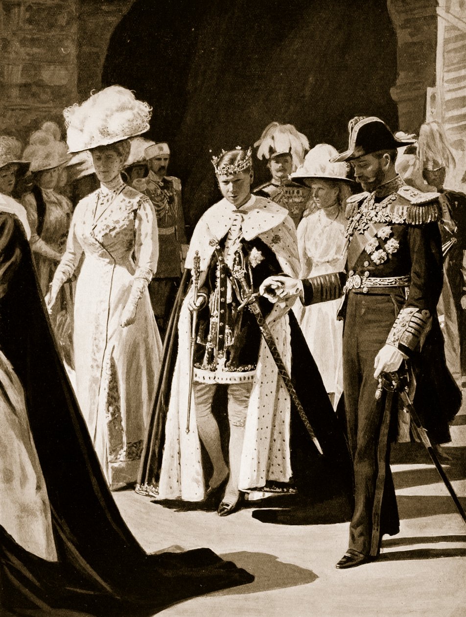 The Investiture of the Prince of Wales, 1911 l alkotó: English School