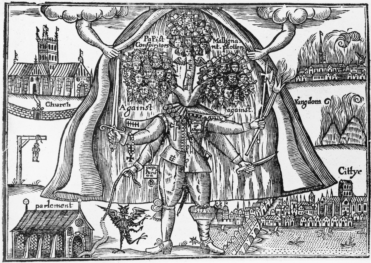 A királyság szörnye a mennyből, 1640-43 körül alkotó: English School