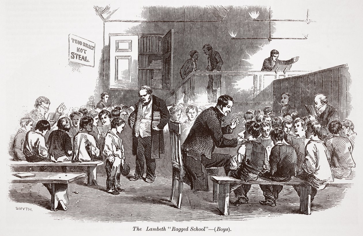 The Lambeth Ragged School (fiúk) alkotó: English School