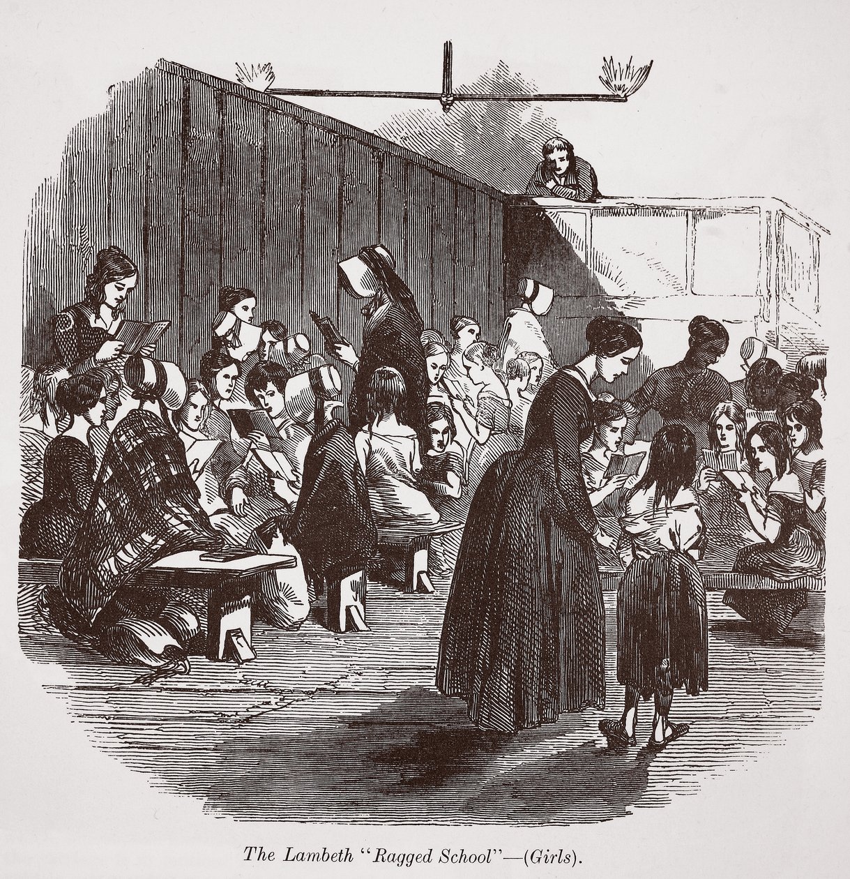 The Lambeth Ragged School (lányok) alkotó: English School