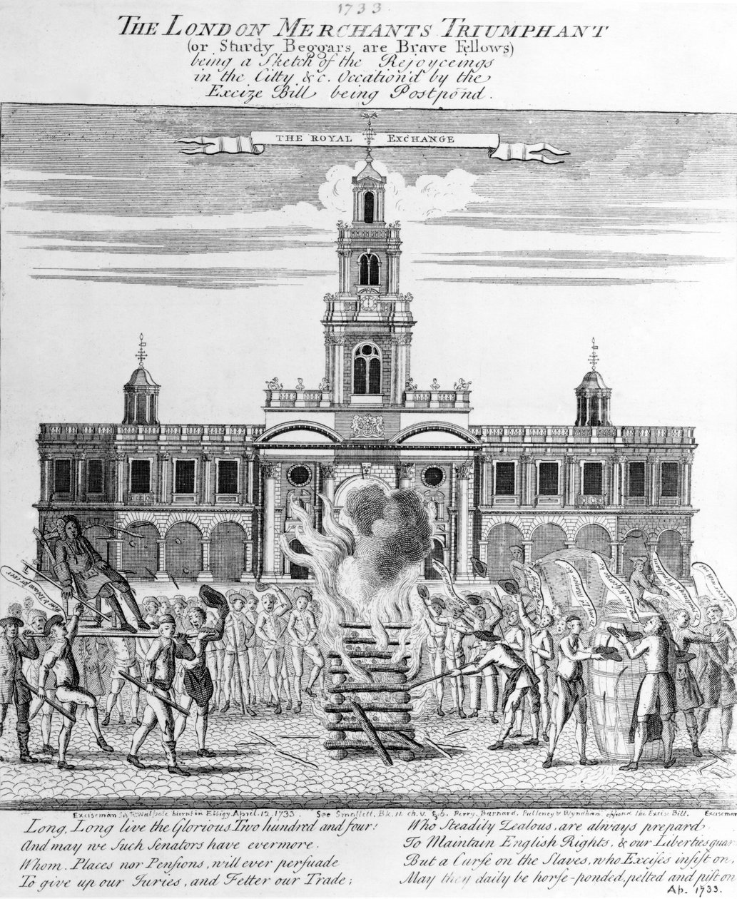 A londoni kereskedők diadala, 1733 alkotó: English School