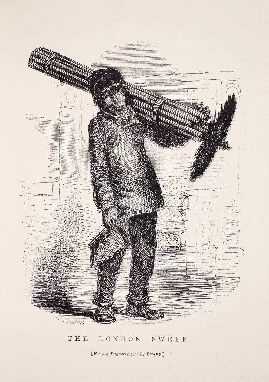 A London Sweep, Richard Beard dagerrotípiájából, illusztráció a London Labor és a London Poor, Henry Mayhew, pub. 1862 alkotó: English School