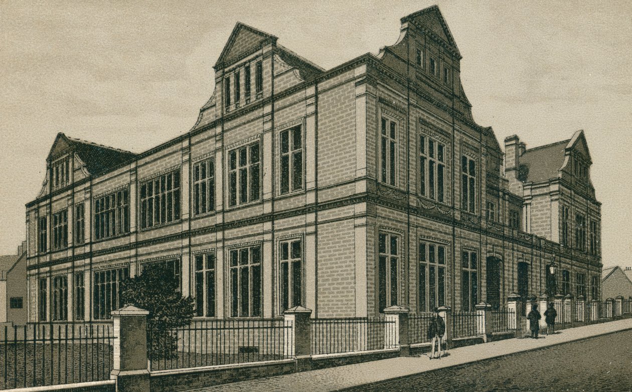 The Museum, Ipswich (litográfia) alkotó: English School