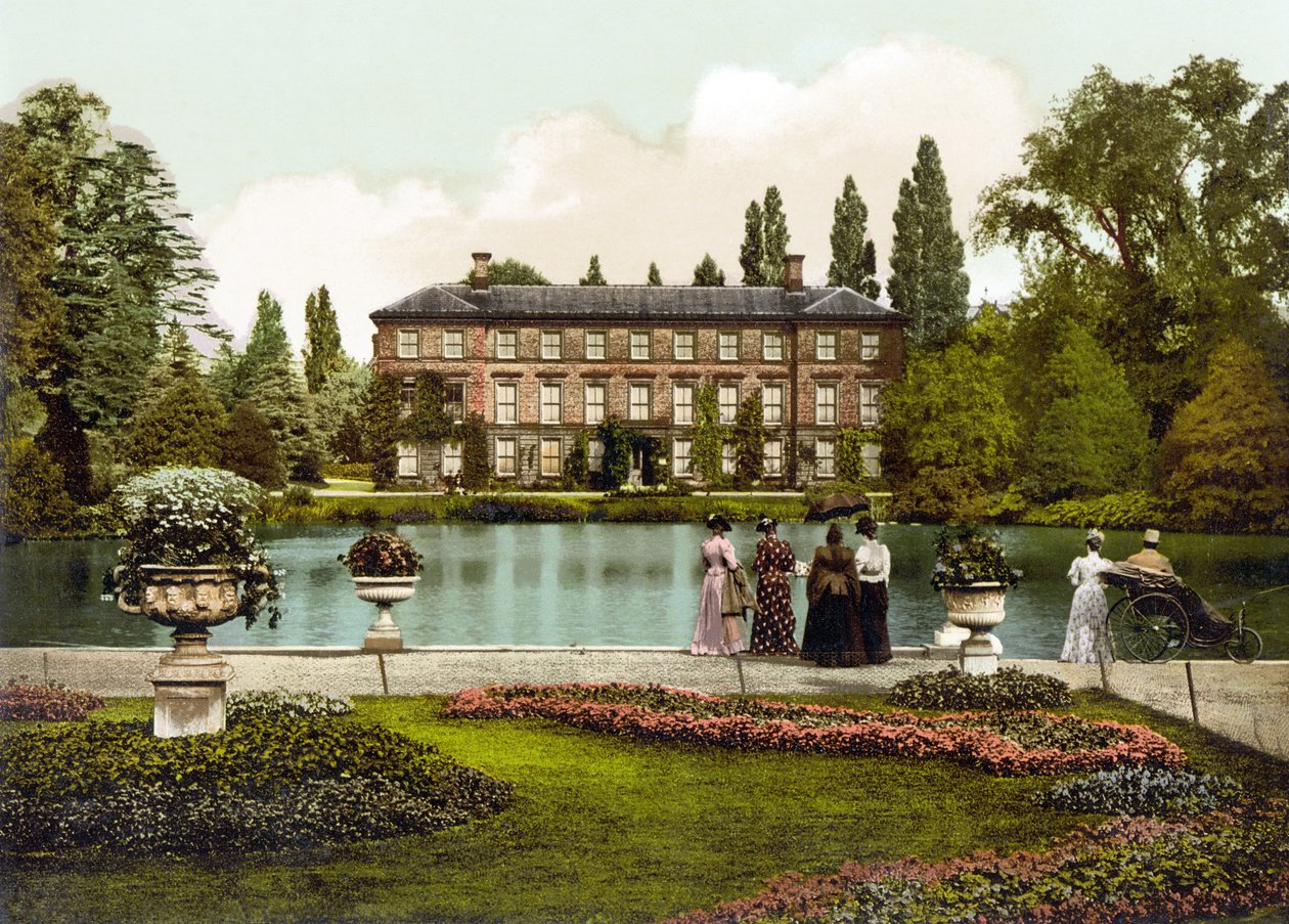 The Museum, Kew Gardens (kézzel színezett fotó) alkotó: English School