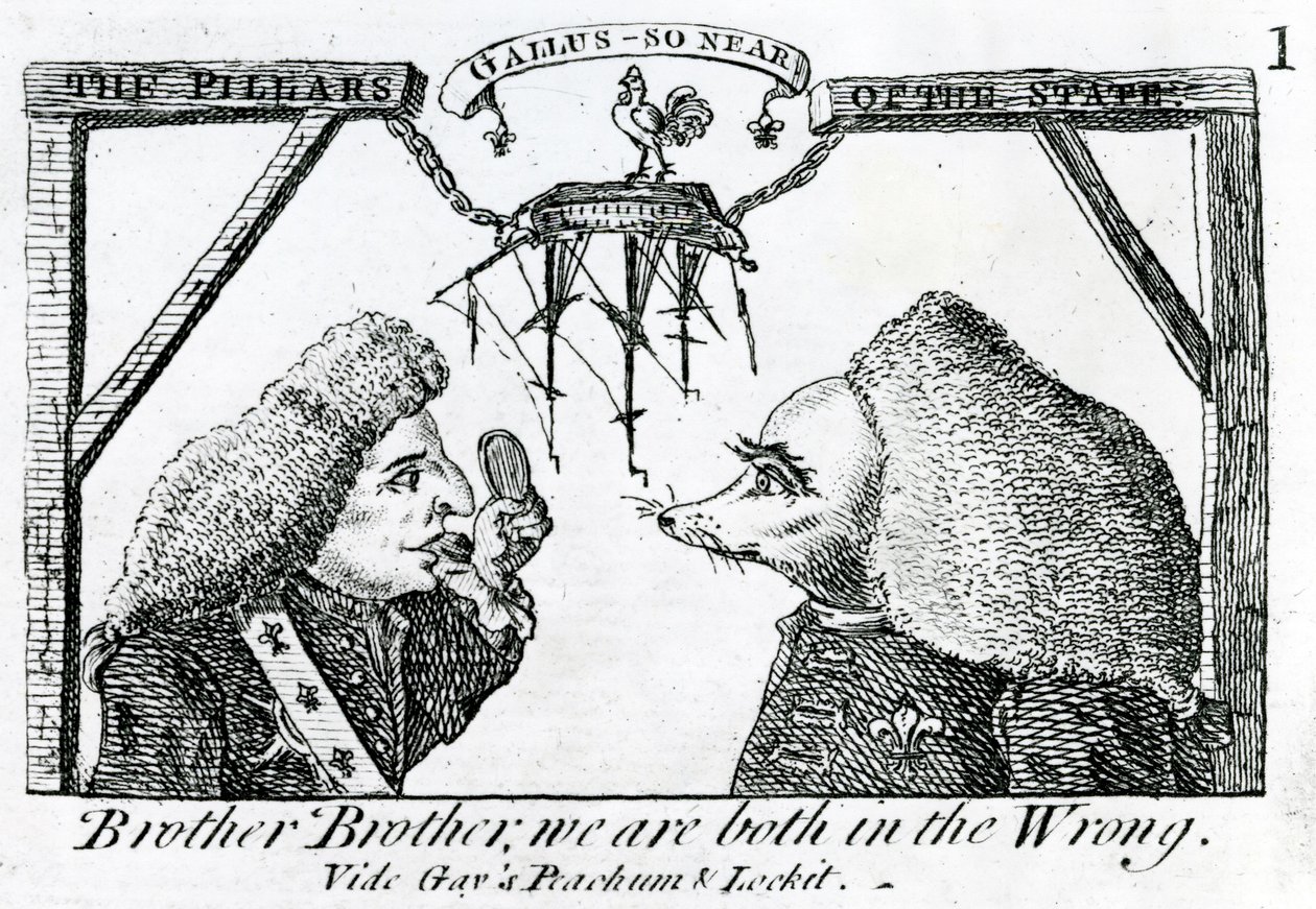 Az állam oszlopai, 1756 körül alkotó: English School