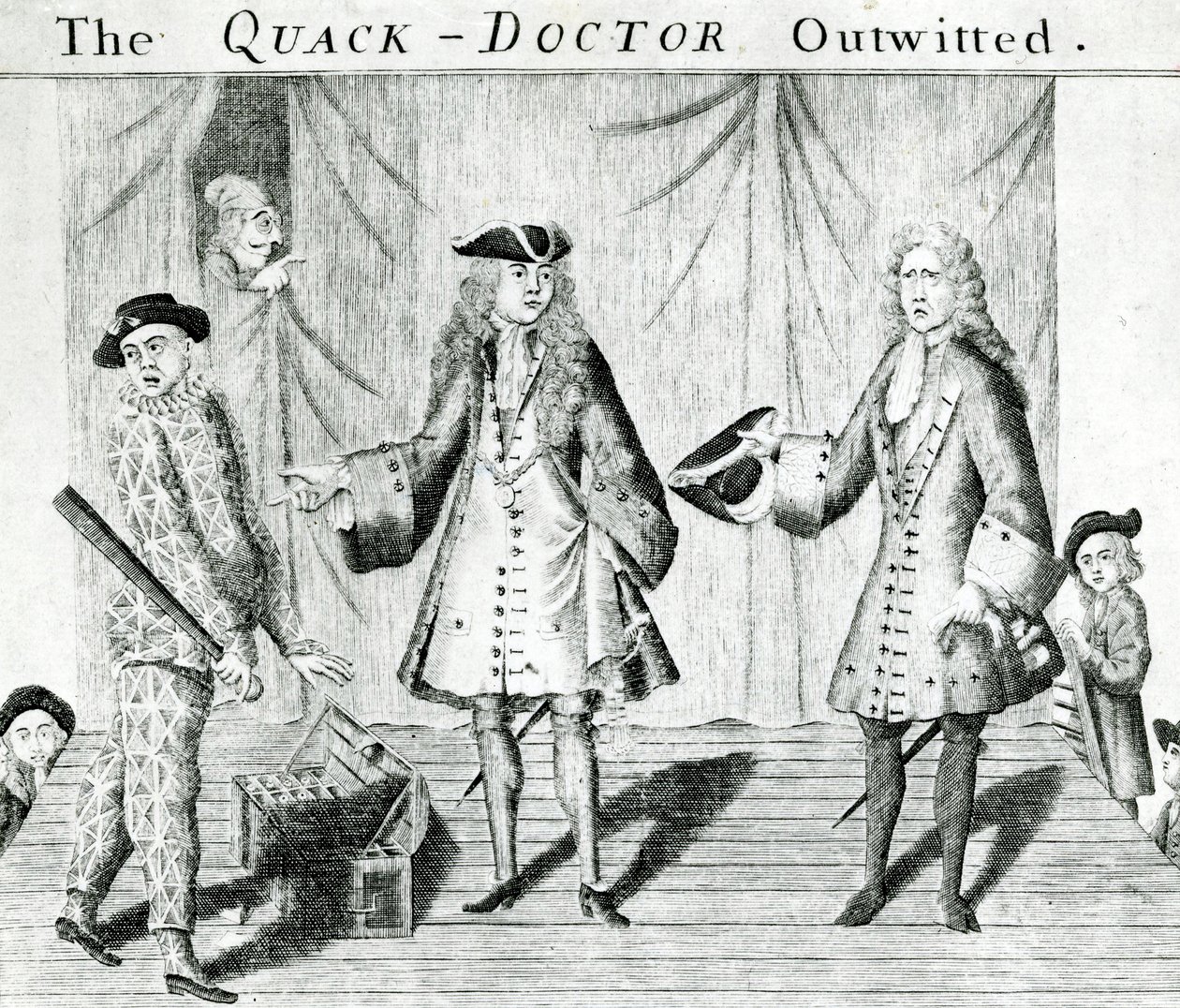 The Quack Doctor Outwitted, kiadó: Sutton Nichols, 1558 alkotó: English School