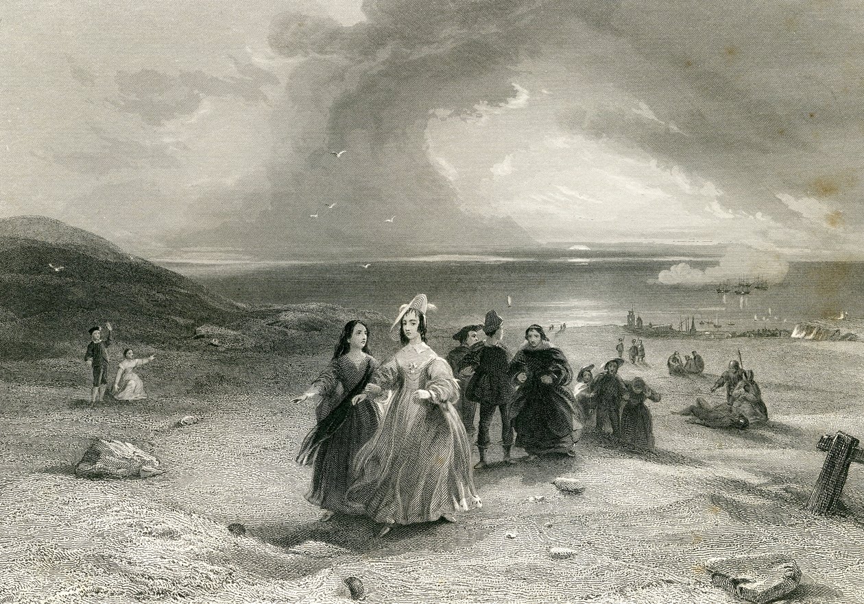 A királynő Burlingtonban, R. Wallis, 1844 alkotó: English School