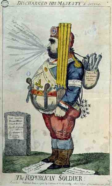 "A köztársasági katona", kocsma. szerző: S.W. Fores alkotó: English School
