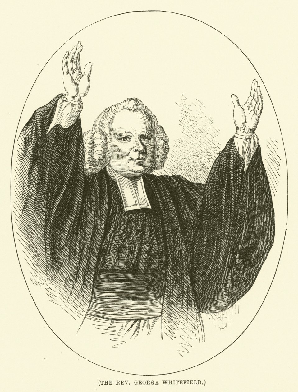 George Whitefield tiszteletes (metszet) alkotó: English School