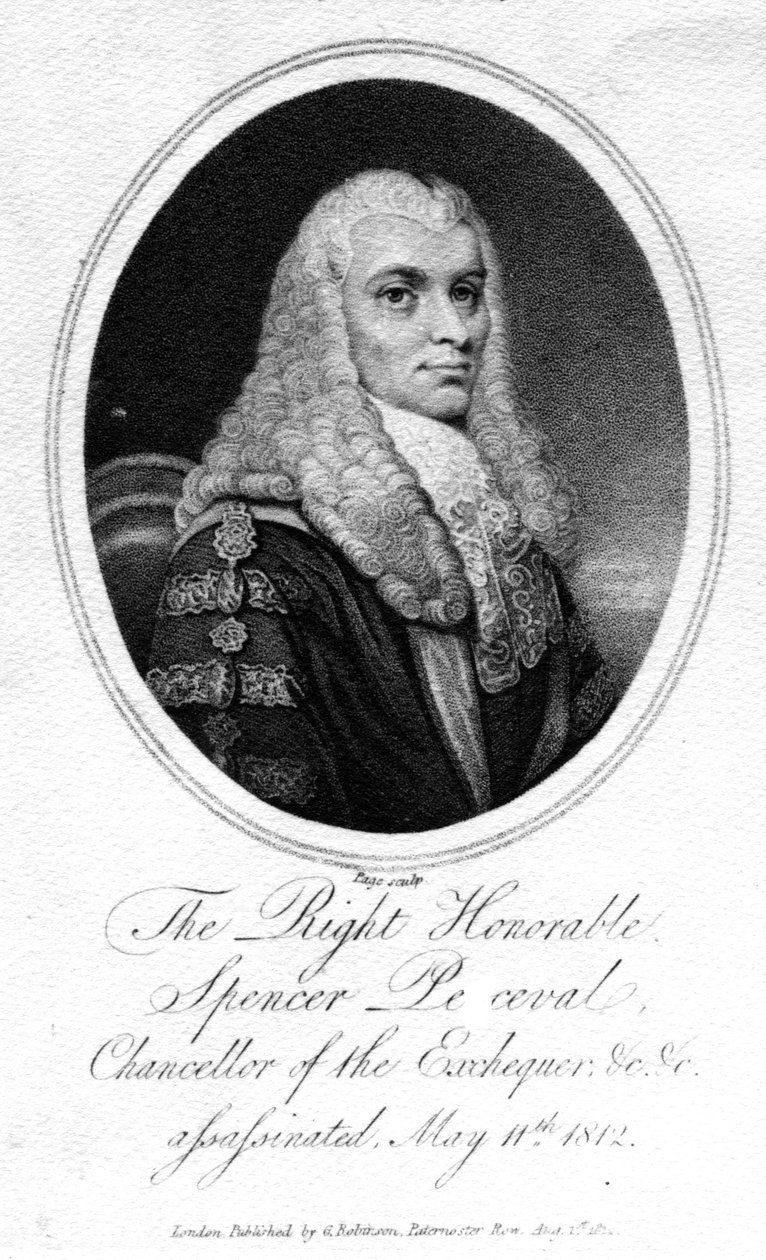 The Right Honorable Spencer Perceval, 1812 alkotó: English School