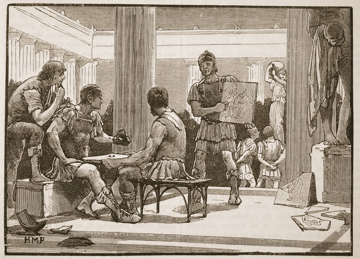 A rómaiak Korinthusban alkotó: English School