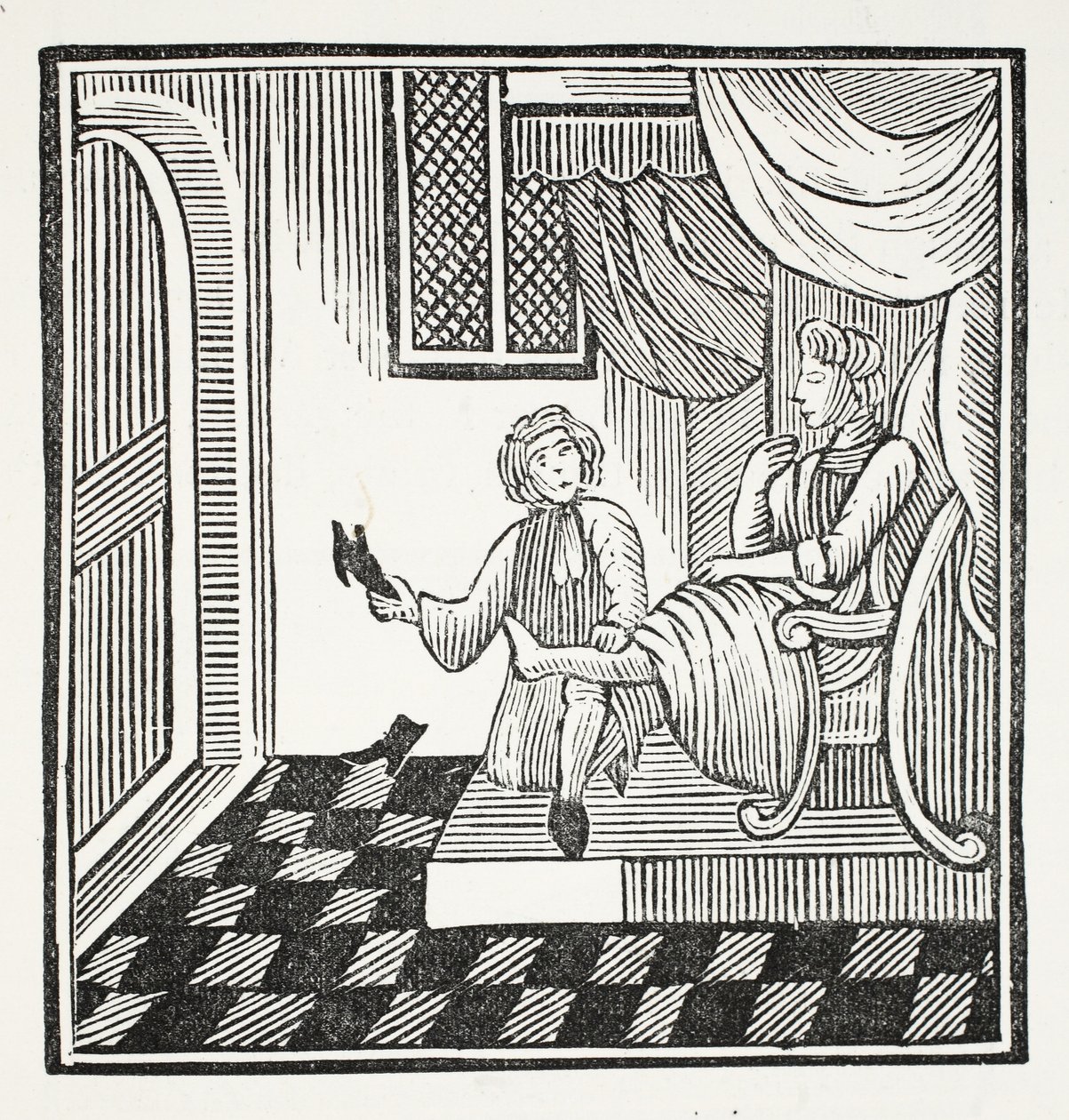 The Shoemakers Glory, illusztráció a Chap-books of the Eightenth Century, John Ashton, pub. 1882 alkotó: English School