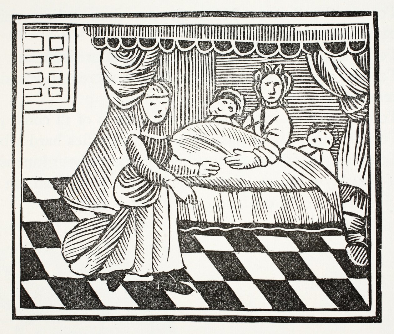 The Significance of Dreams, illusztráció a Chap-books of the Eightenth Century, John Ashton, pub. 1882 alkotó: English School