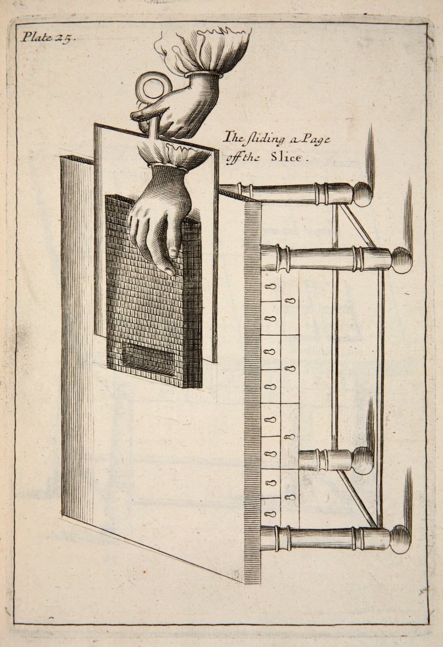 Az oldal lecsúsztatása a szeletről, kocsma. 1683-as metszet. alkotó: English School