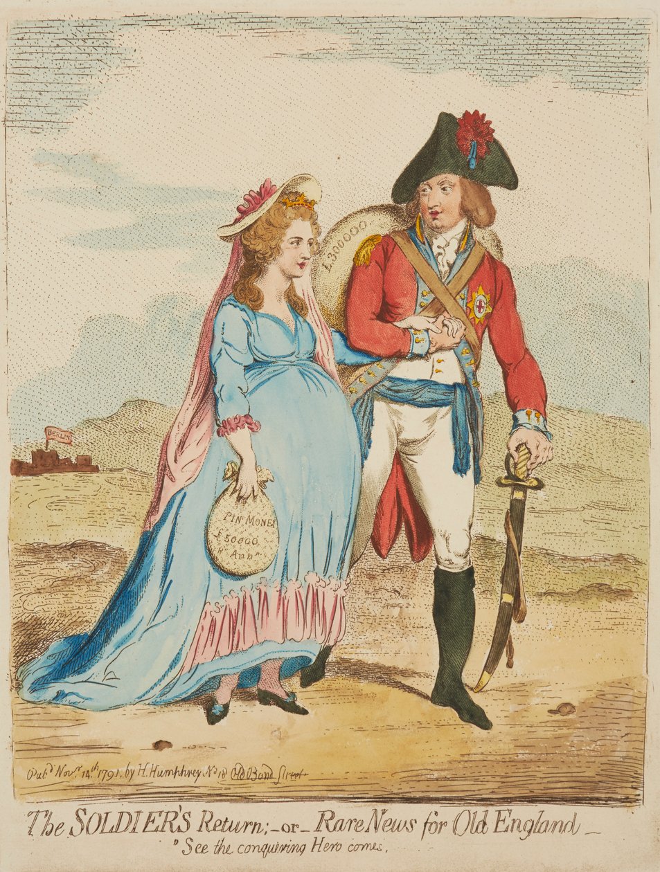A katona visszatérése, kiadója Humphrey alkotó: English School