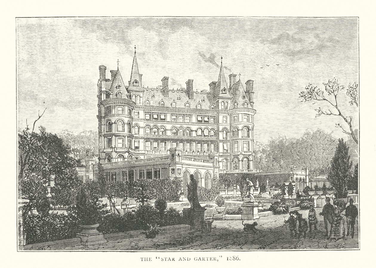 A "Star and Garter", 1886 (metszet) alkotó: English School