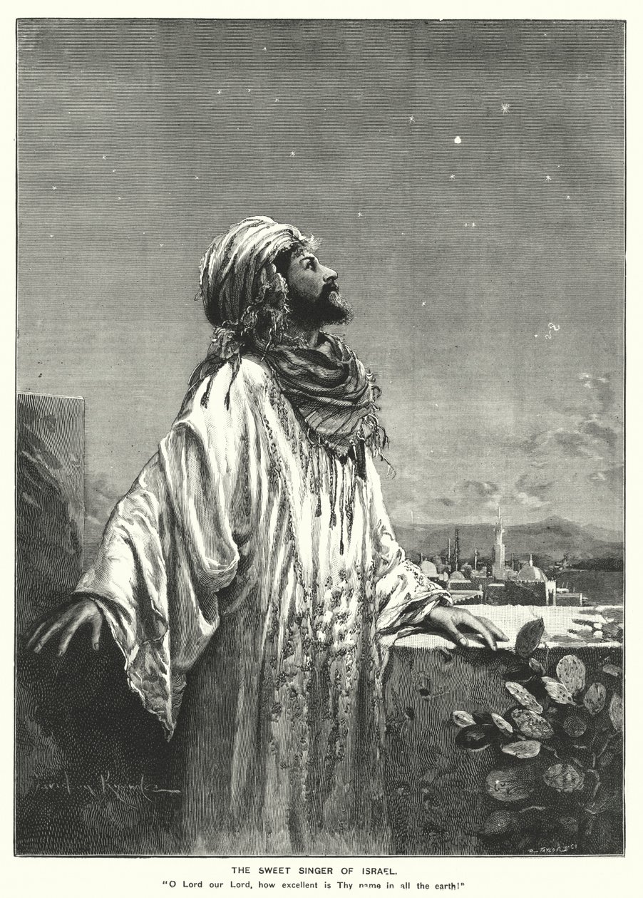 Izrael édes énekesnője (metszet) alkotó: English School