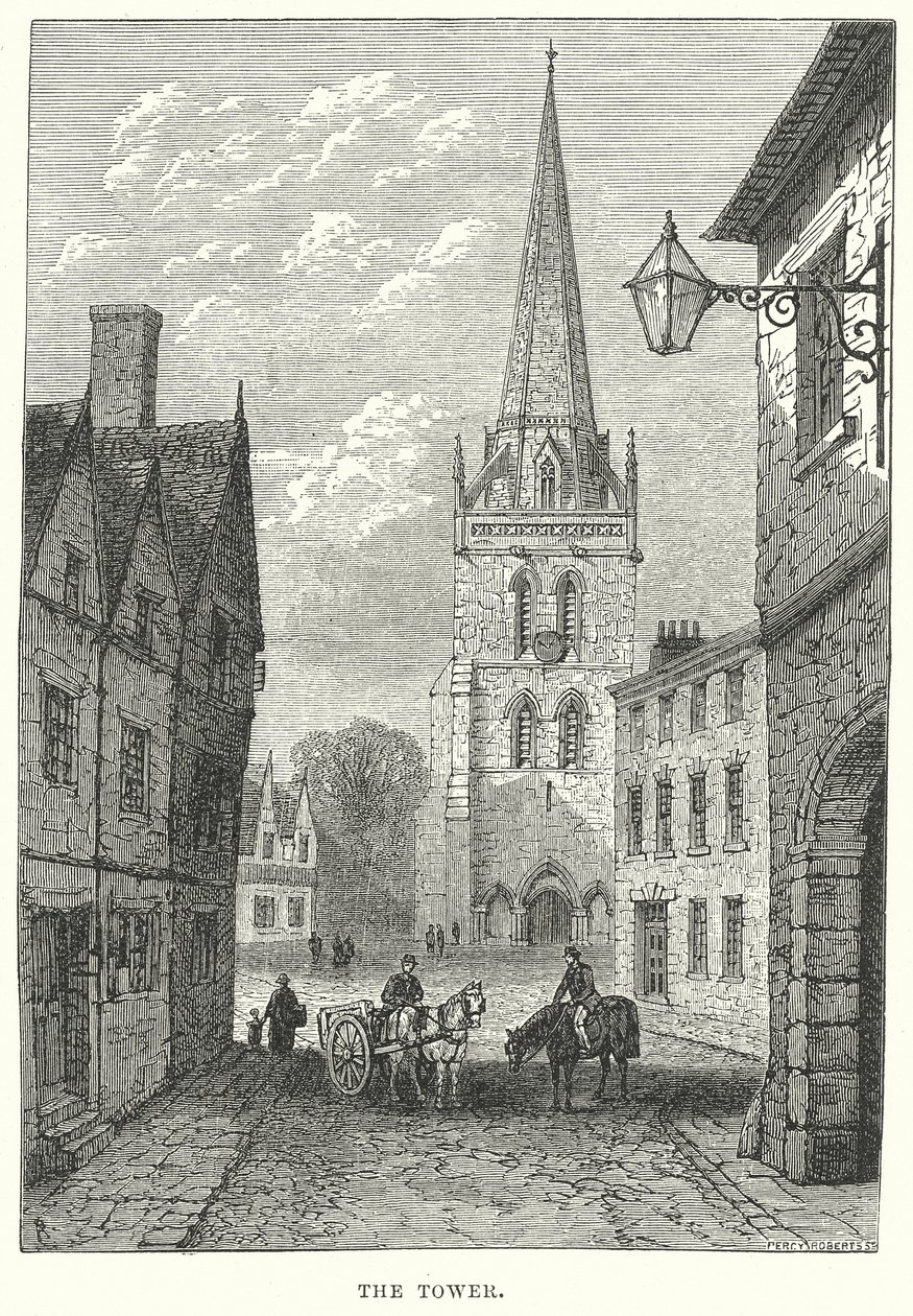 A torony (metszet) alkotó: English School
