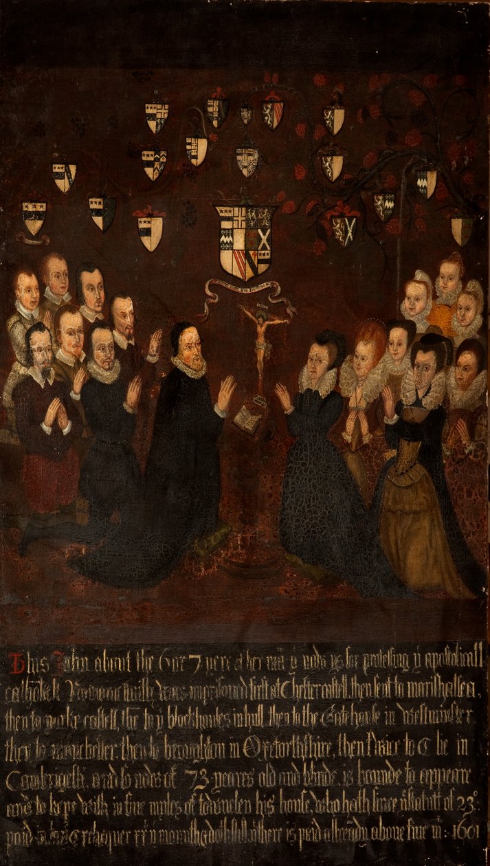 A Towneley család imában, 1800 körül alkotó: English School