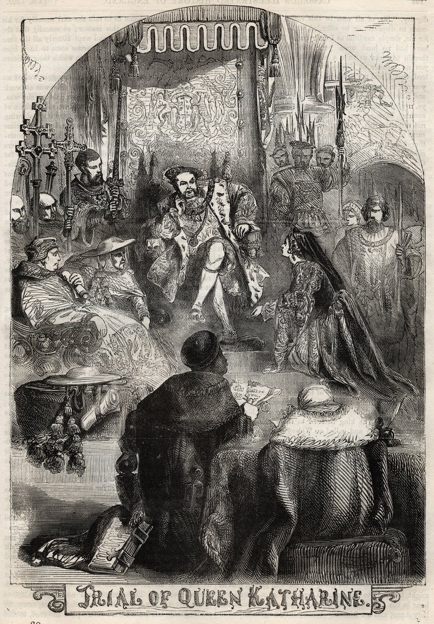 Aragóniai Katalin királynő per 1529-ben, VIII. Henrik első felesége, akinek a királlyal kötött házasságát érvénytelenítették – Proces de Catherine d