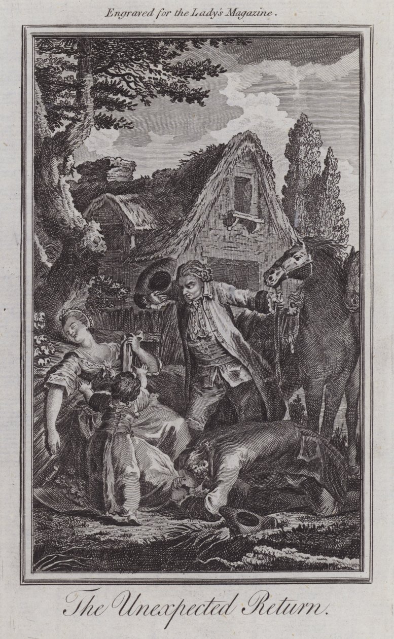 A váratlan visszatérés (metszet) alkotó: English School