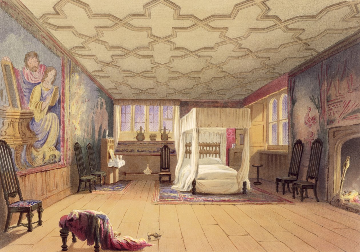 The White Room, Cotehele ház, 1830-40 körül alkotó: English School