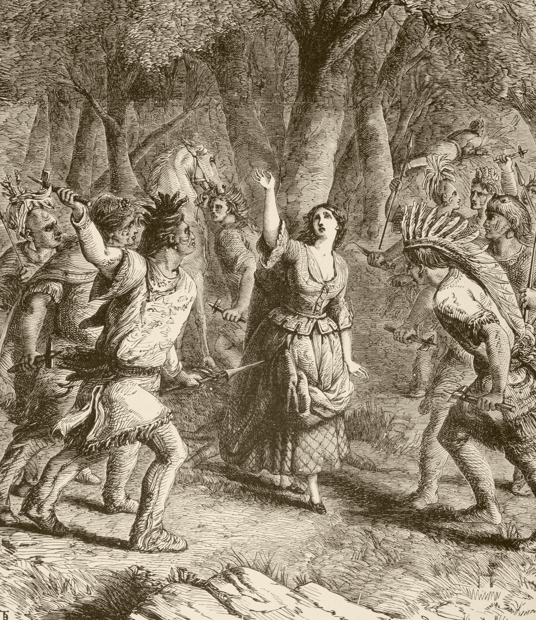 The abduction of Jennie (litho) alkotó: English School