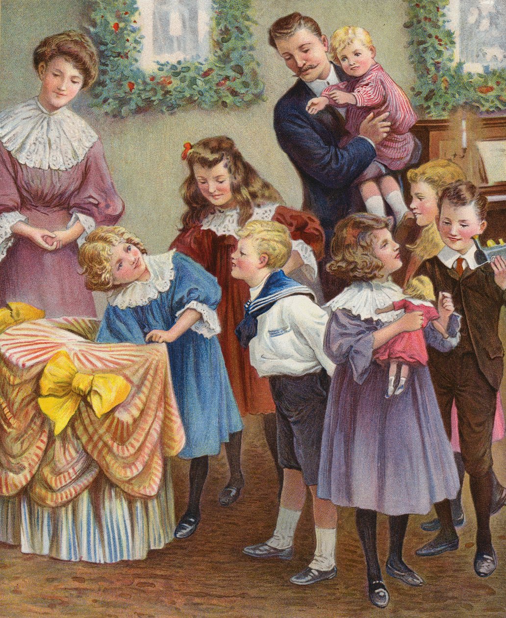 A korpás kád (színes litográfia) alkotó: English School