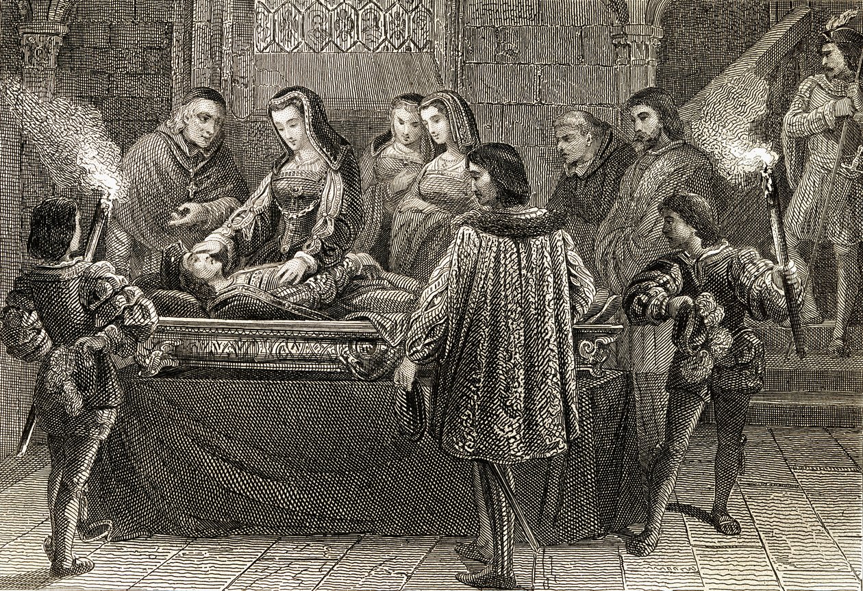 Szép Fülöp (1478-1506) temetése alkotó: English School
