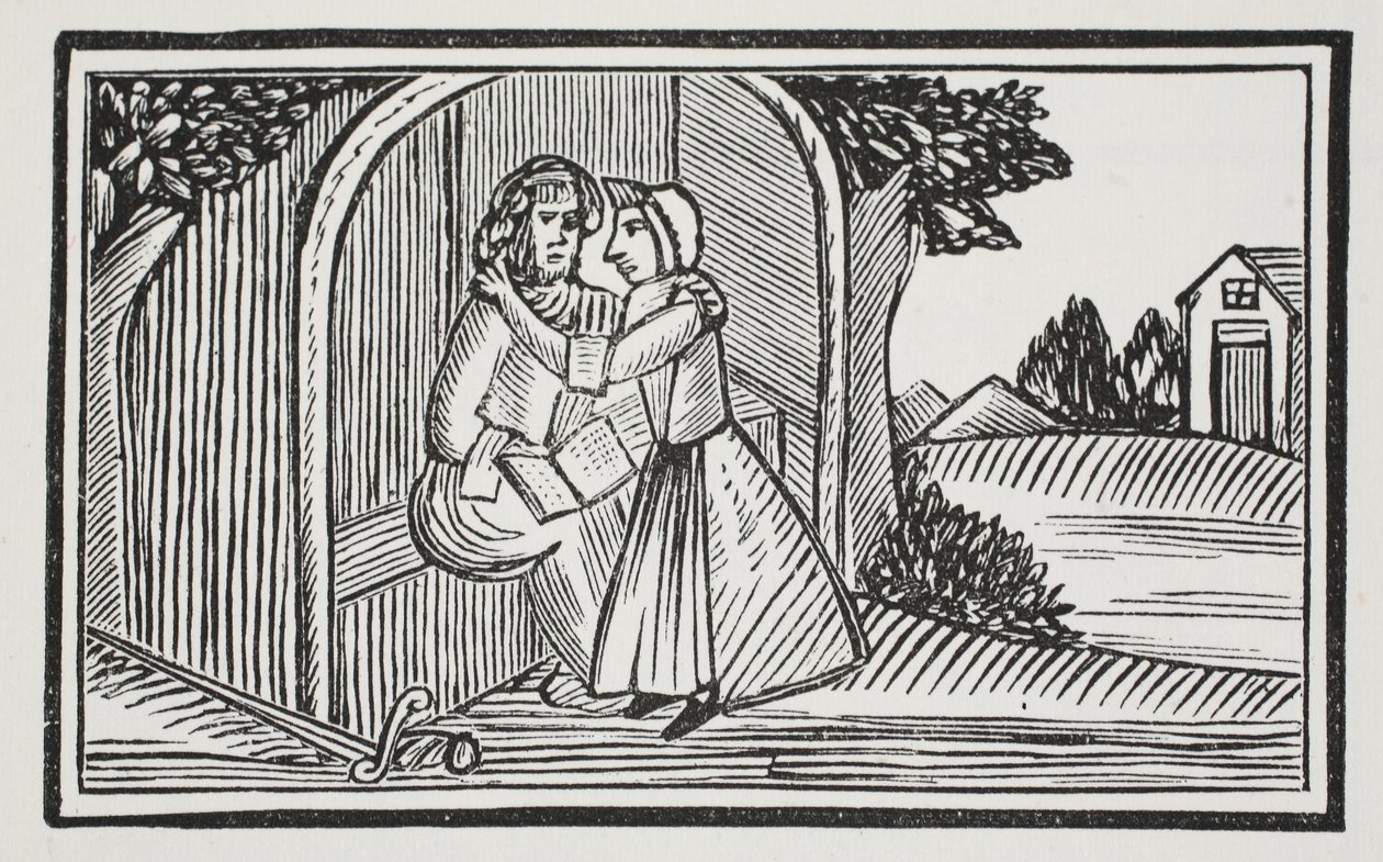 Guy halála, illusztráció a Chap-books of the Eighteenth Century-ből, John Ashton, pub. 1882 alkotó: English School
