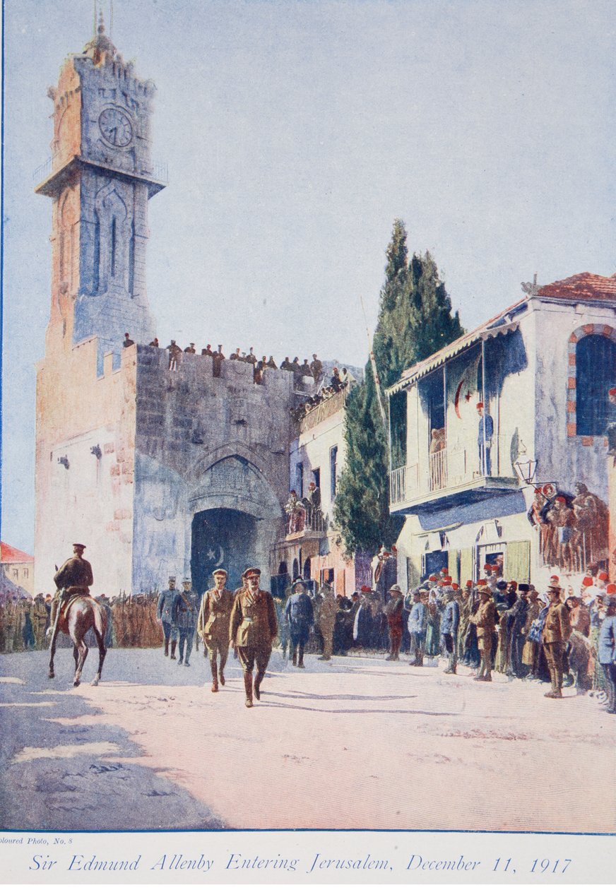 Jeruzsálem szabadítói: Sir Edmund Allenby történelmi belépés a szent városba, 1914-1919 alkotó: English School