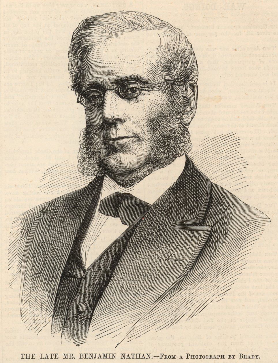 A néhai Benjamin Nathan úr (metszet) alkotó: English School