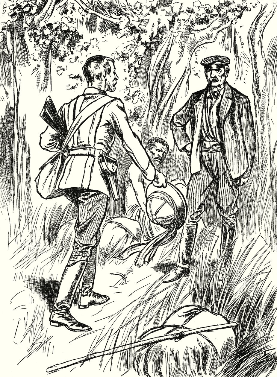 Stanley és Livingstone találkozása (litográfia) alkotó: English School