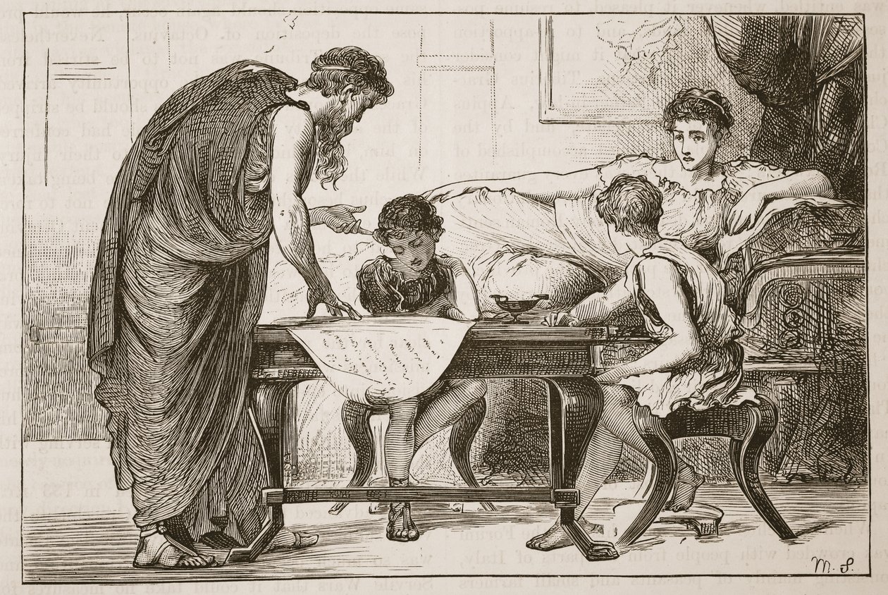 A Gracchi anyja alkotó: English School