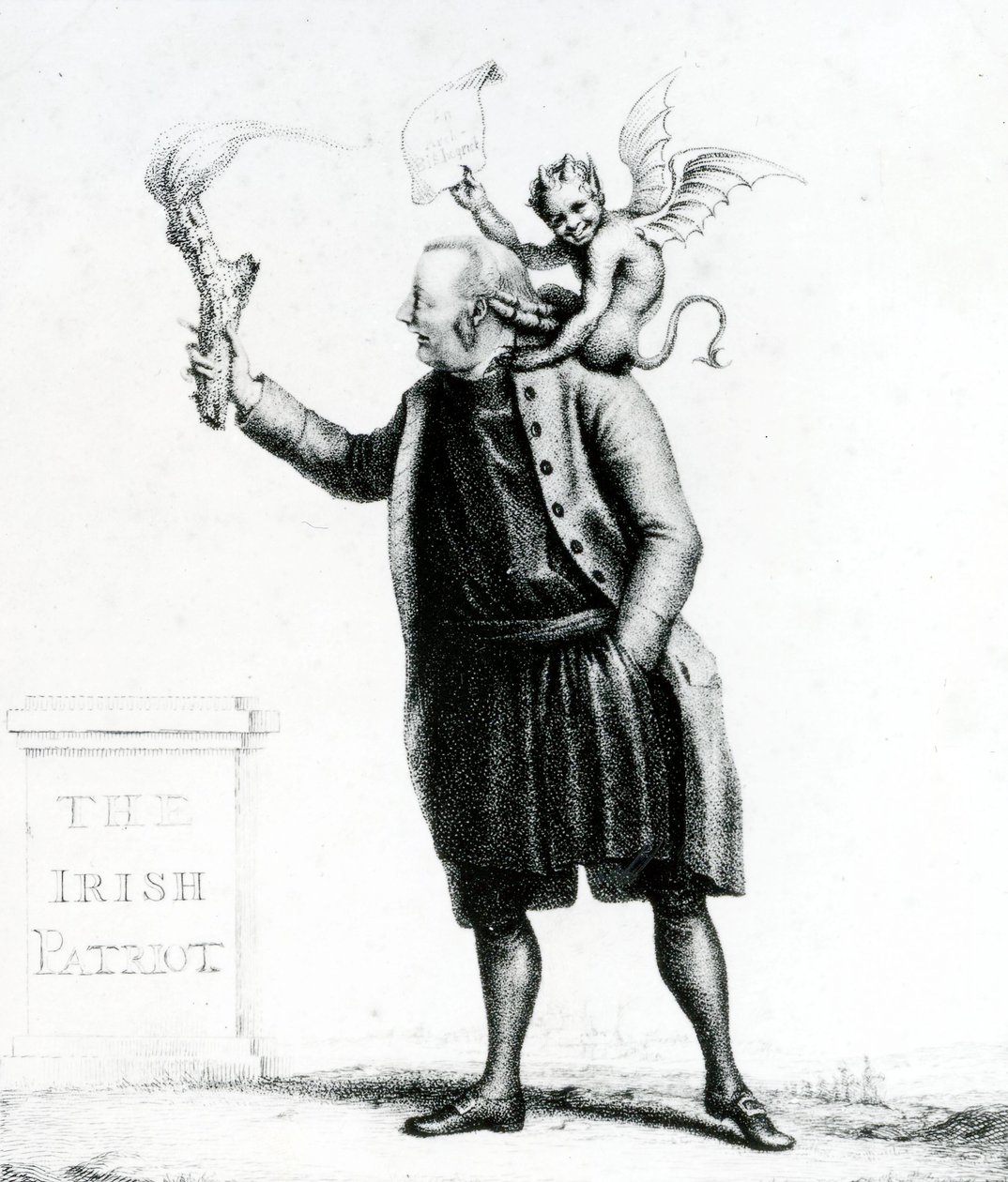 A megfelelő Rev. Volunteer B of D, kiadó: Richard Morton Paye, 1784 (stipple) alkotó: English School