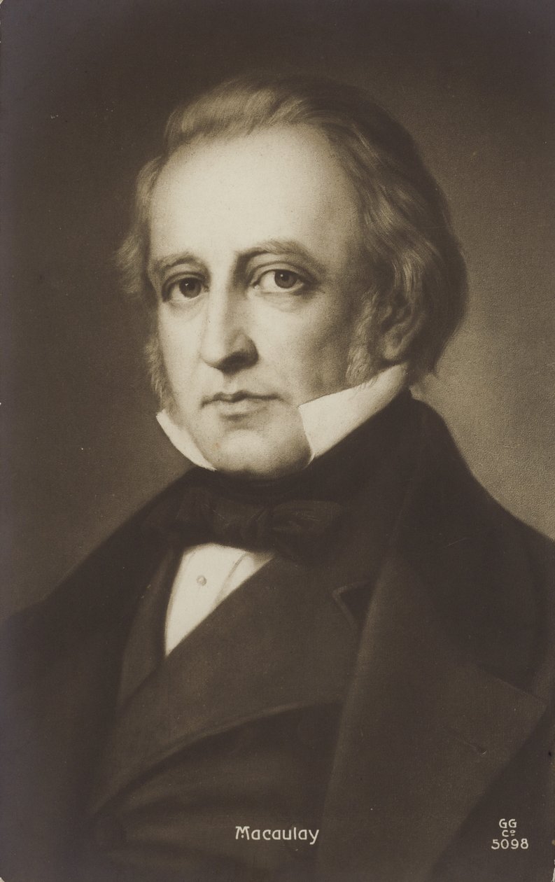 Thomas Babington Macaulay (1800-1859), angol politikus és történész (litho) alkotó: English School