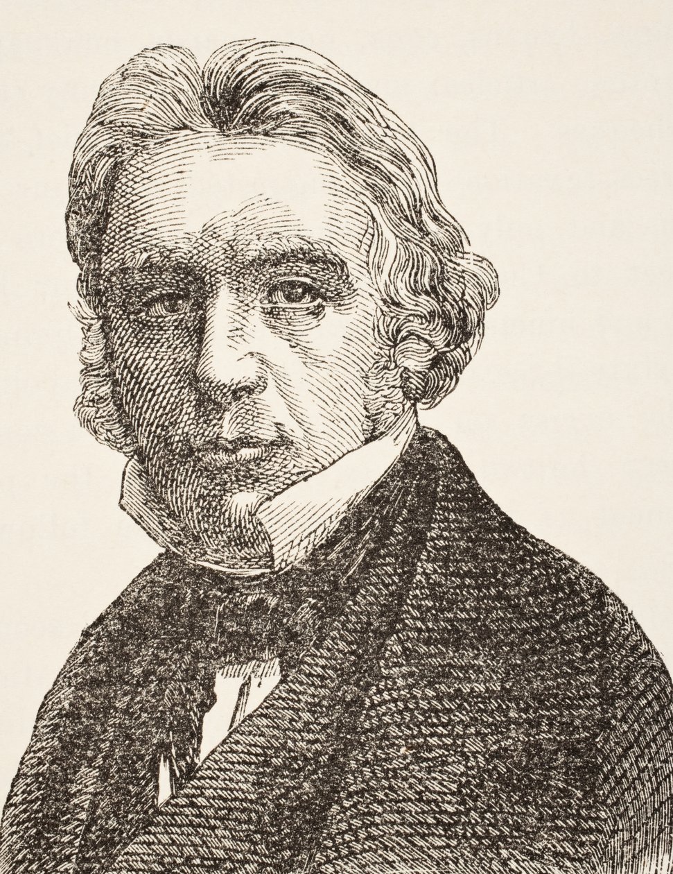 Thomas Babington Macaulay, az 1. Macaulay báró William Hickman Smith Aubrey (1858-1916) „Anglia nemzeti és hazai története” című művéből, London, 1890 körül. alkotó: English School