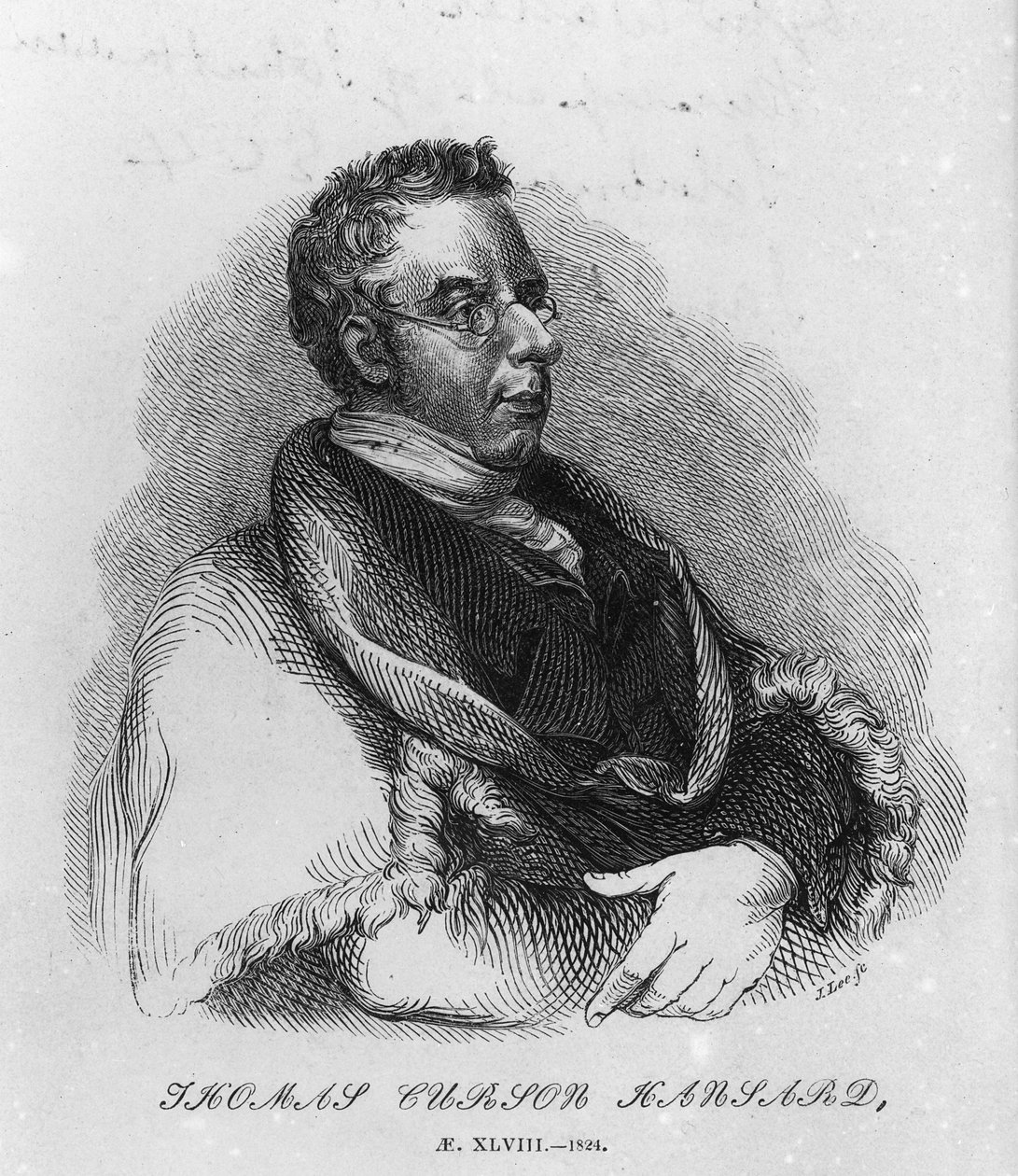 Thomas Curson Hansard, 1824 alkotó: English School