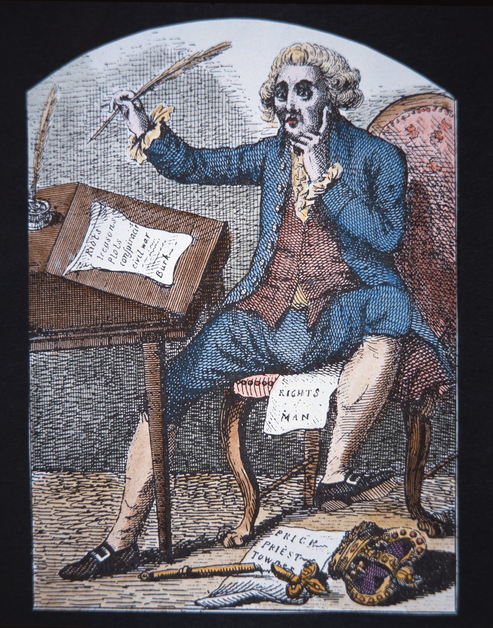 Thomas Paine (színes litó) alkotó: English School