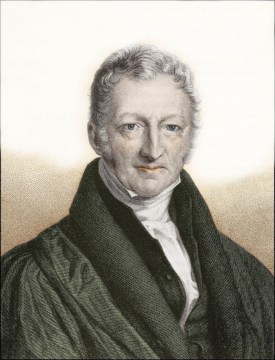 Thomas Robert Malthus (színes metszet) alkotó: English School
