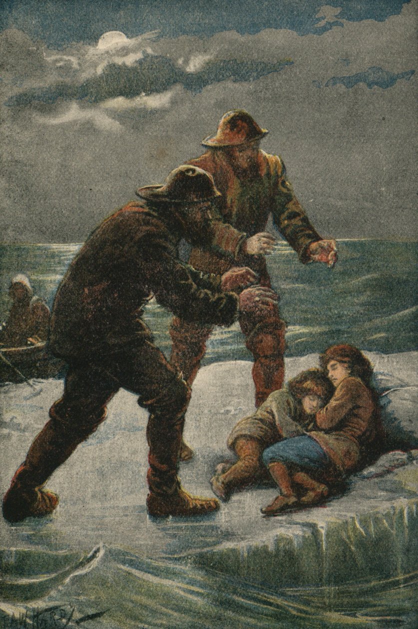 Időszerű mentés (színes litográfia) alkotó: English School