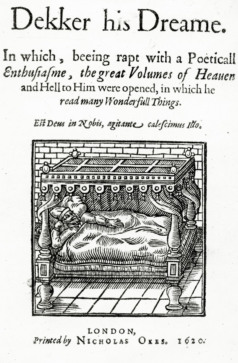 Címlap: Dekker, Thomas Dekker, az ő álma, 1620-ban alkotó: English School